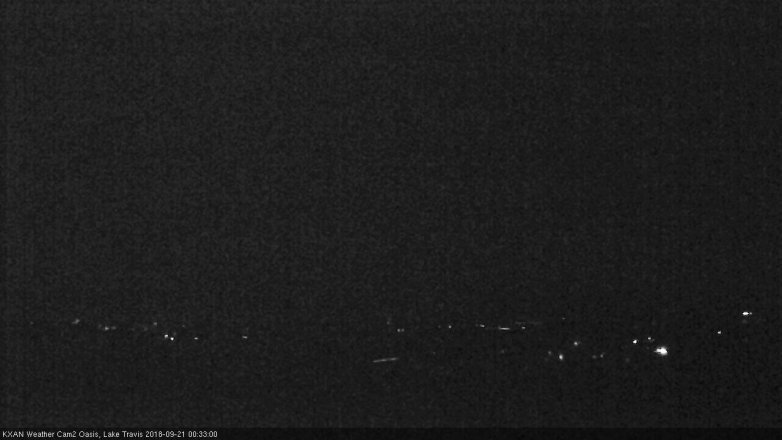 Lake Travis webcam, September 20, 2018 11:35 PM CT