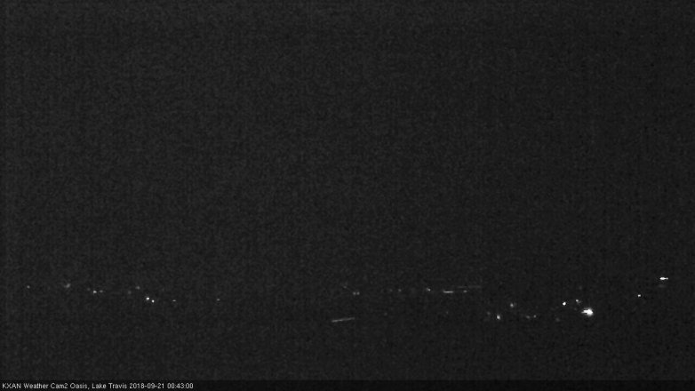 Lake Travis webcam, September 20, 2018 11:45 PM CT
