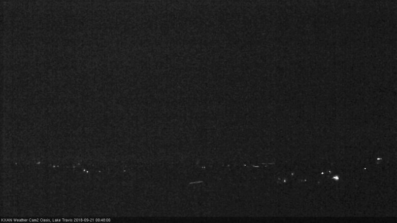 Lake Travis webcam, September 20, 2018 11:50 PM CT