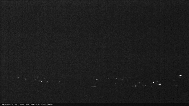 Lake Travis webcam, September 20, 2018 12:00 AM CT