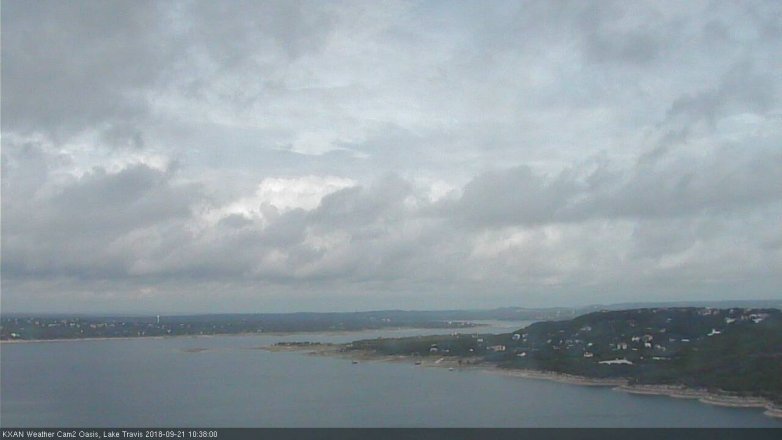 Lake Travis webcam, September 21, 2018 9:40 AM CT