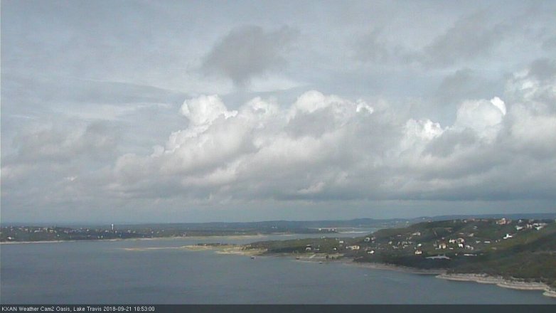 Lake Travis webcam, September 21, 2018 9:55 AM CT