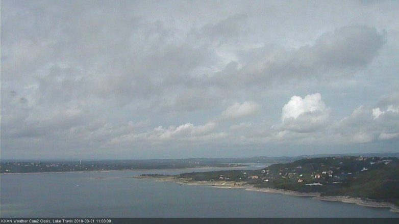 Lake Travis webcam, September 21, 2018 10:05 AM CT
