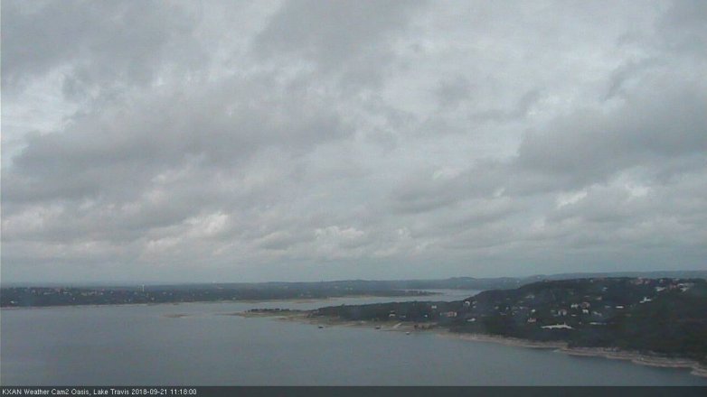 Lake Travis webcam, September 21, 2018 10:20 AM CT