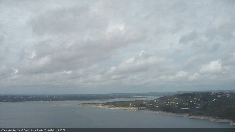 Lake Travis webcam, September 21, 2018 10:35 AM CT