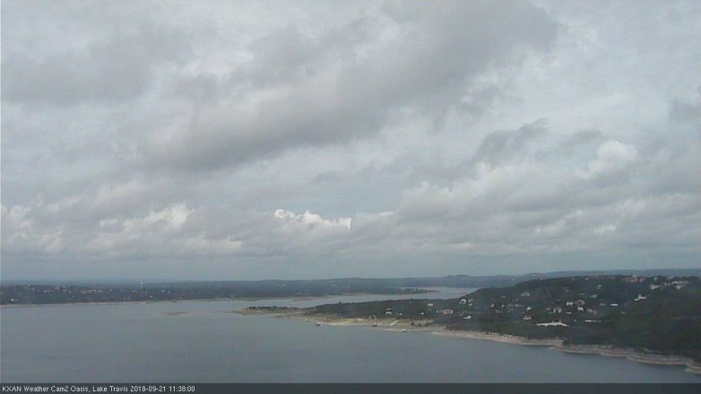 Lake Travis webcam, September 21, 2018 10:40 AM CT