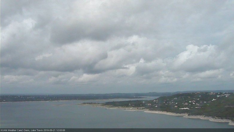 Lake Travis webcam, September 21, 2018 11:05 AM CT