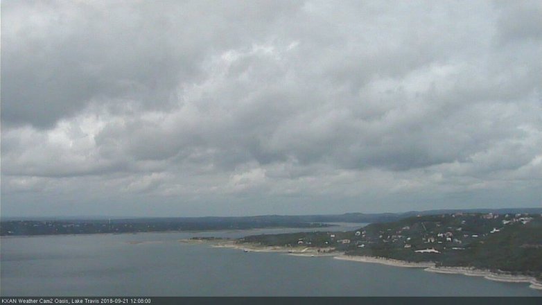Lake Travis webcam, September 21, 2018 11:10 AM CT