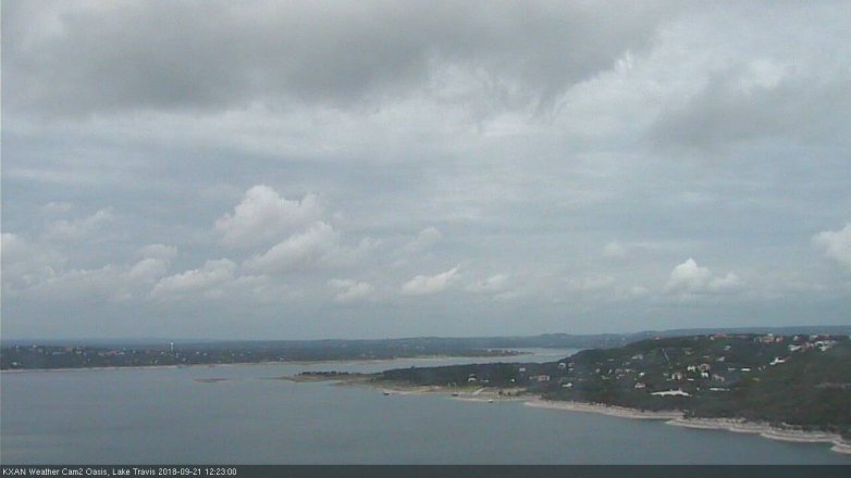 Lake Travis webcam, September 21, 2018 11:25 AM CT
