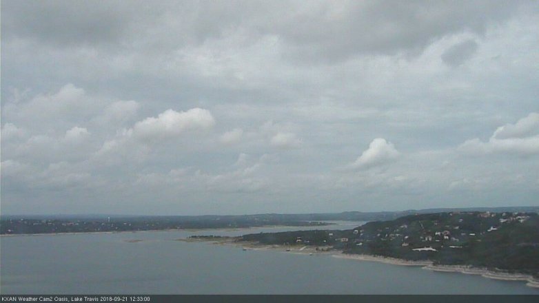 Lake Travis webcam, September 21, 2018 11:35 AM CT