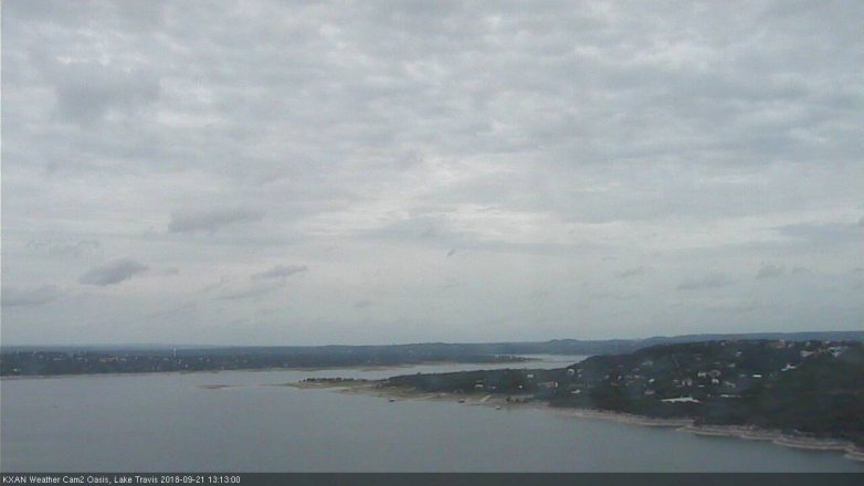 Lake Travis webcam, September 21, 2018 12:15 PM CT