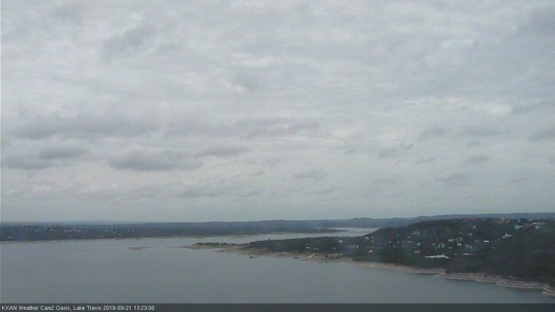 Lake Travis webcam, September 21, 2018 12:25 PM CT