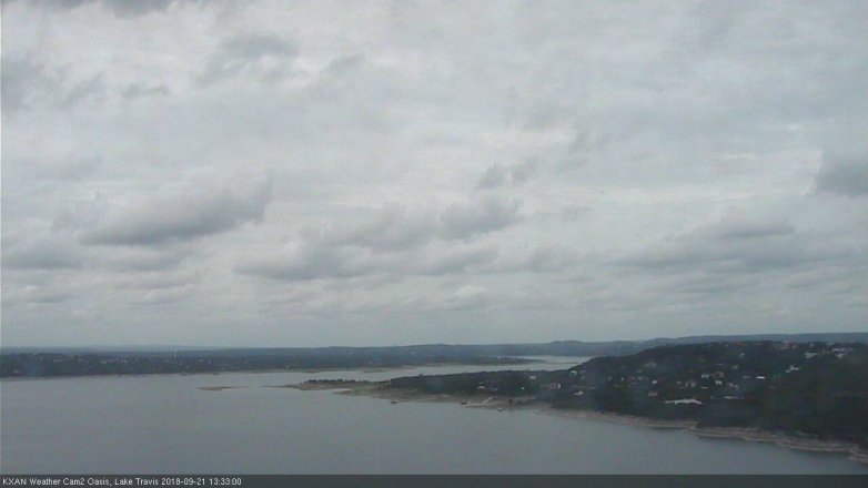 Lake Travis webcam, September 21, 2018 12:35 PM CT