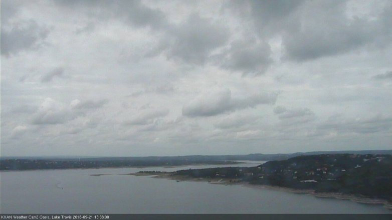 Lake Travis webcam, September 21, 2018 12:40 PM CT