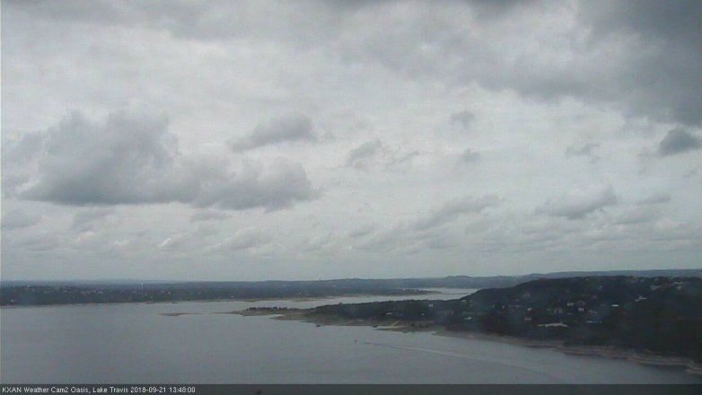 Lake Travis webcam, September 21, 2018 12:50 PM CT