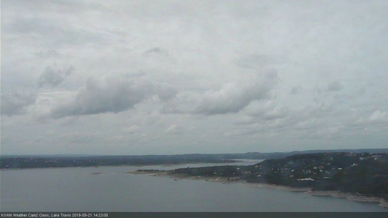 Lake Travis webcam, September 21, 2018 1:25 PM CT