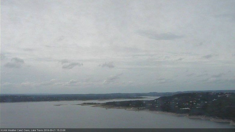 Lake Travis webcam, September 21, 2018 2:25 PM CT