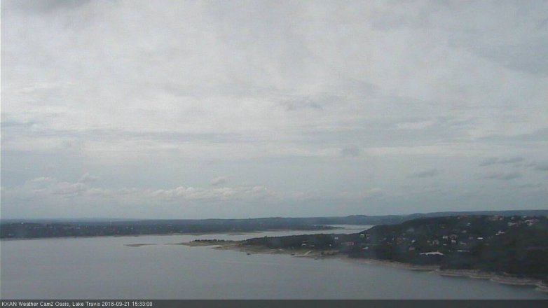 Lake Travis webcam, September 21, 2018 2:35 PM CT