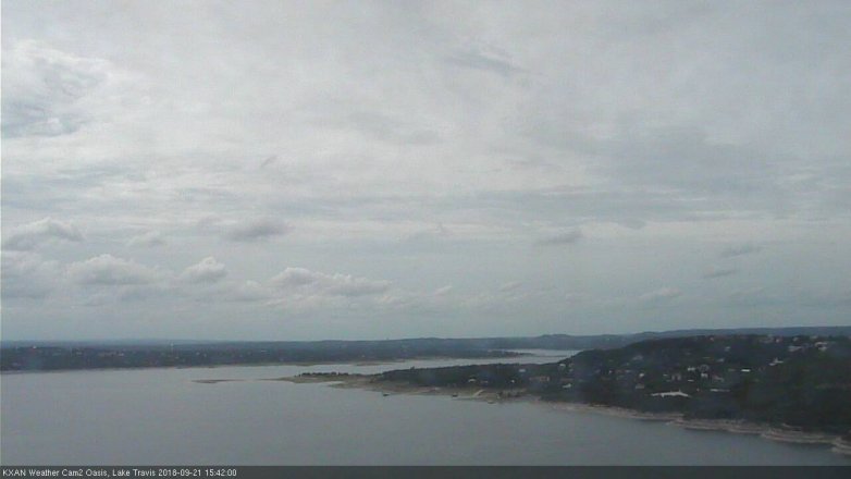 Lake Travis webcam, September 21, 2018 2:45 PM CT