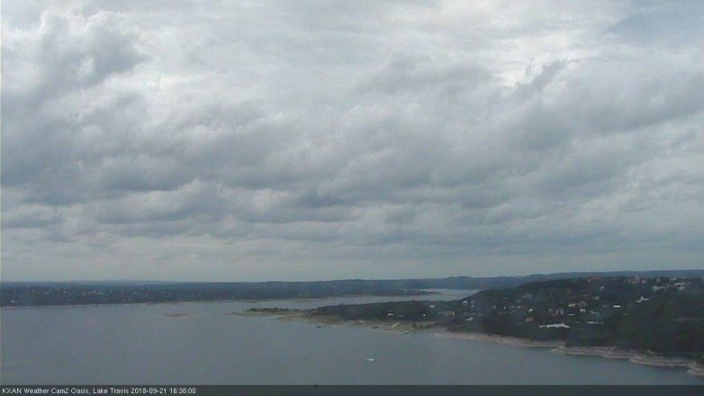 Lake Travis webcam, September 21, 2018 3:40 PM CT