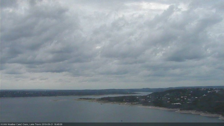 Lake Travis webcam, September 21, 2018 3:50 PM CT