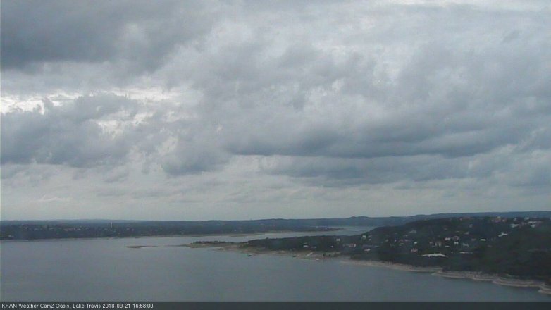 Lake Travis webcam, September 21, 2018 4:00 PM CT