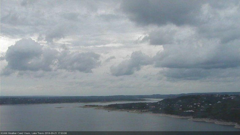 Lake Travis webcam, September 21, 2018 4:05 PM CT