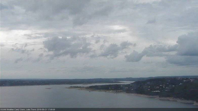 Lake Travis webcam, September 21, 2018 4:10 PM CT