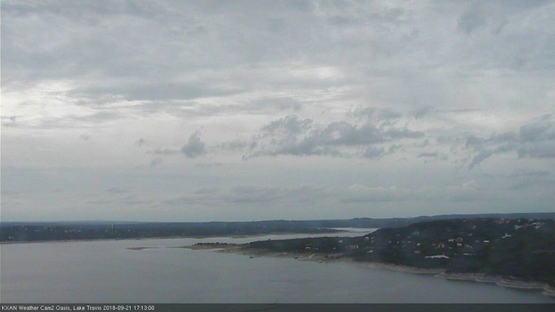 Lake Travis webcam, September 21, 2018 4:15 PM CT