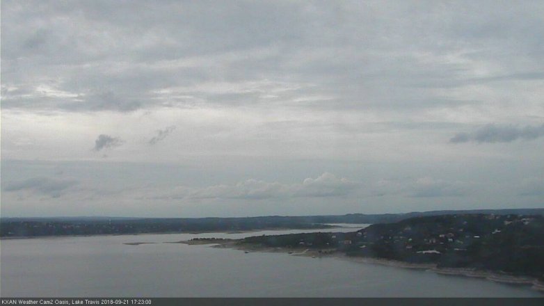 Lake Travis webcam, September 21, 2018 4:25 PM CT