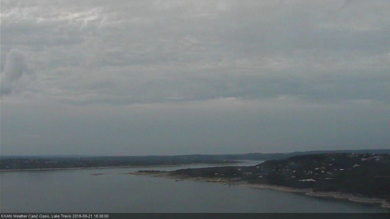 Lake Travis webcam, September 21, 2018 5:40 PM CT