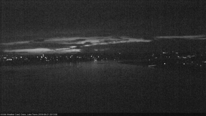 Lake Travis webcam, September 21, 2018 7:15 PM CT