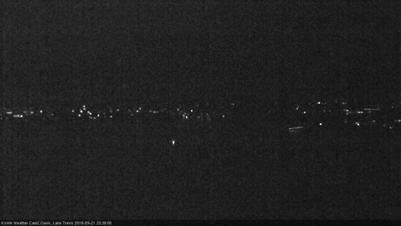 Lake Travis webcam, September 21, 2018 7:40 PM CT