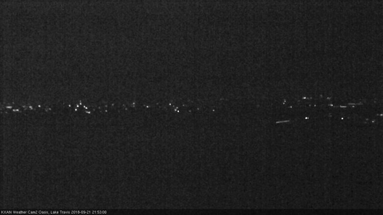 Lake Travis webcam, September 21, 2018 8:55 PM CT