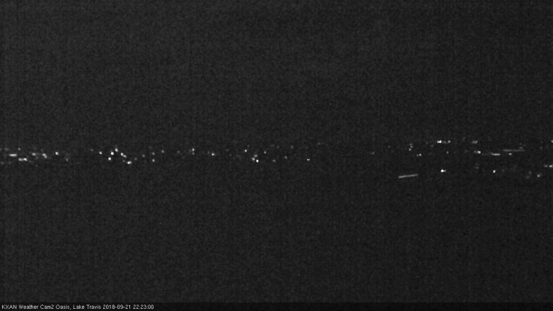 Lake Travis webcam, September 21, 2018 9:25 PM CT