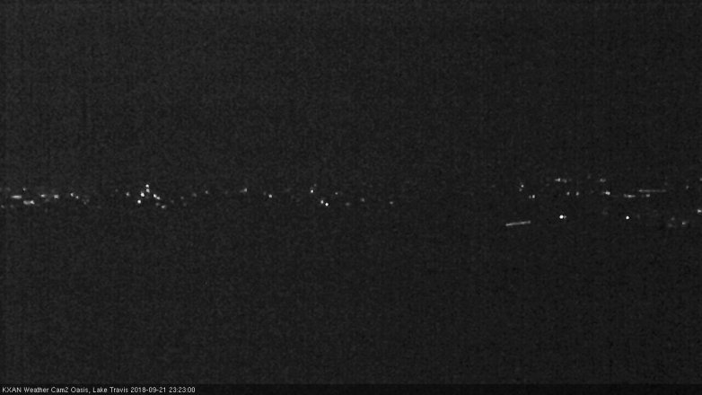 Lake Travis webcam, September 21, 2018 10:25 PM CT