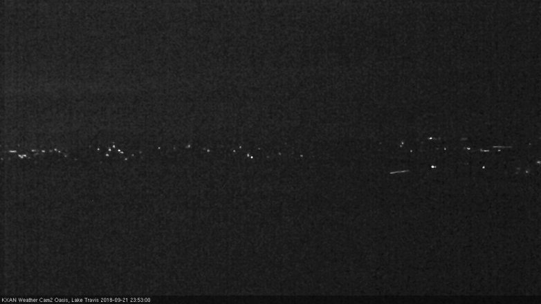 Lake Travis webcam, September 21, 2018 10:55 PM CT