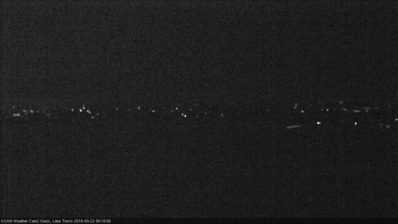 Lake Travis webcam, September 21, 2018 11:20 PM CT