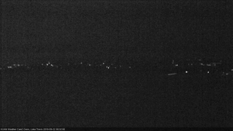 Lake Travis webcam, September 21, 2018 11:35 PM CT