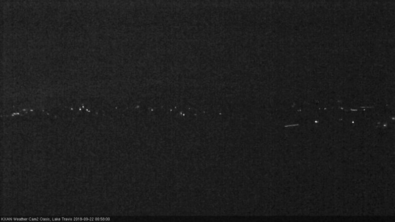 Lake Travis webcam, September 21, 2018 12:00 AM CT