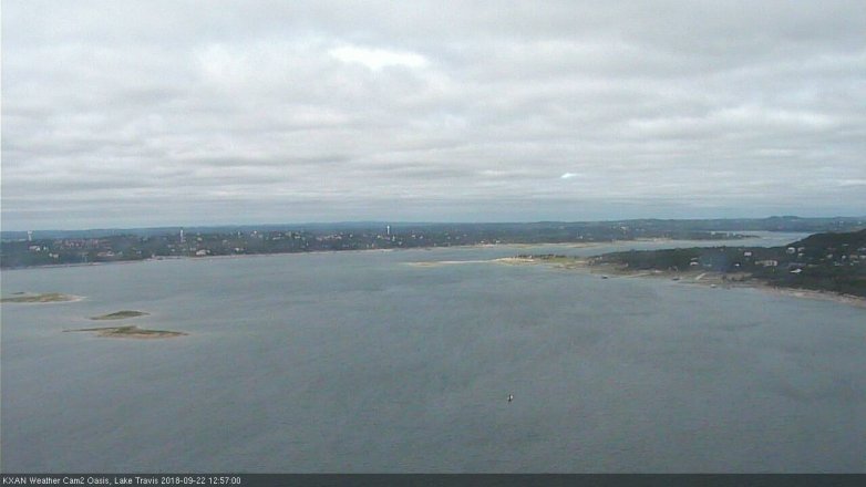 Lake Travis webcam, September 22, 2018 12:00 PM CT