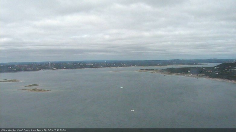 Lake Travis webcam, September 22, 2018 12:25 PM CT