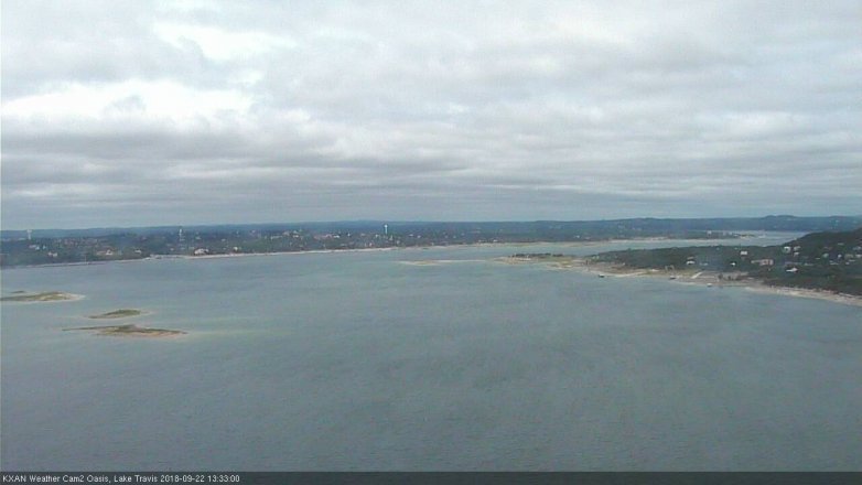 Lake Travis webcam, September 22, 2018 12:35 PM CT