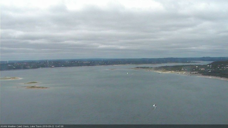 Lake Travis webcam, September 22, 2018 12:50 PM CT