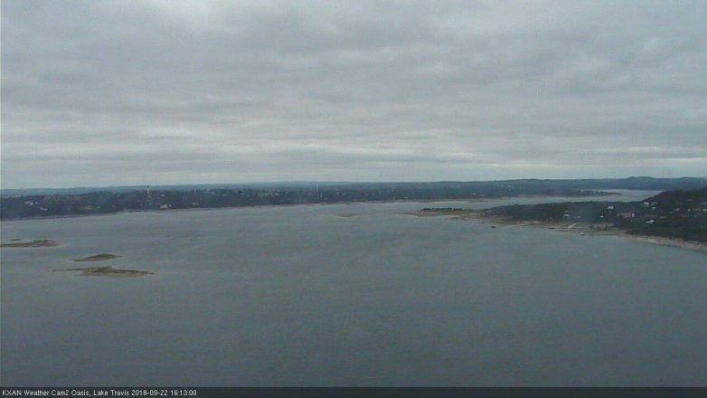 Lake Travis webcam, September 22, 2018 3:15 PM CT