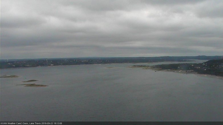 Lake Travis webcam, September 22, 2018 5:15 PM CT