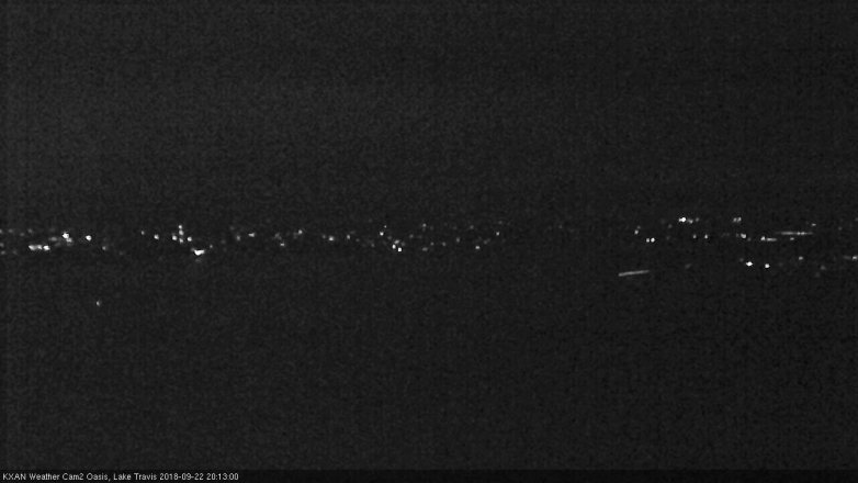 Lake Travis webcam, September 22, 2018 7:15 PM CT