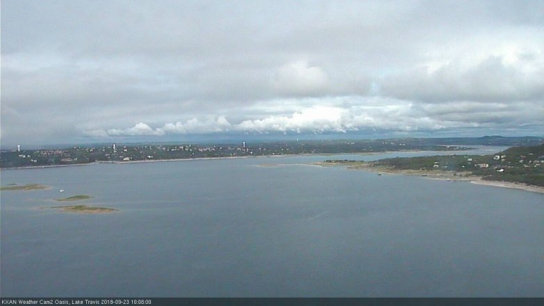 Lake Travis webcam, September 23, 2018 9:10 AM CT