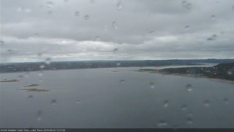 Lake Travis webcam, September 23, 2018 11:30 AM CT