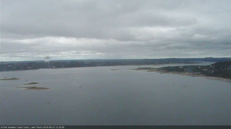Lake Travis webcam, September 23, 2018 11:35 AM CT